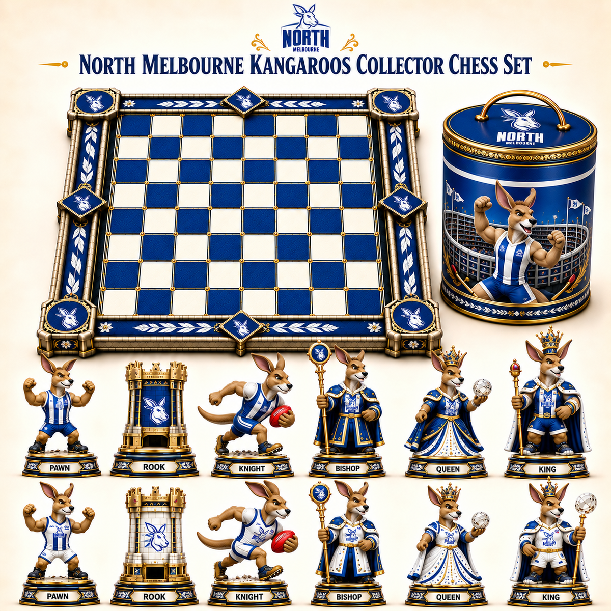 Premium AFL NMK Collector Chess Set