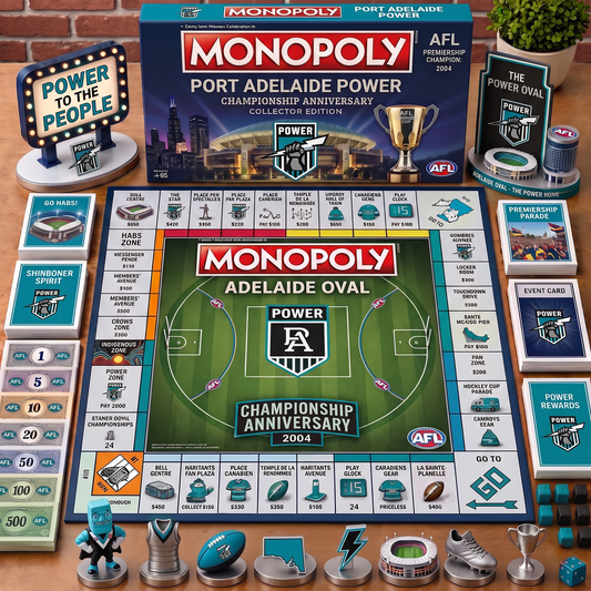 Premium AFL PAP Championship Anniversary  Monopoly Collector’s Edition Board Game V3