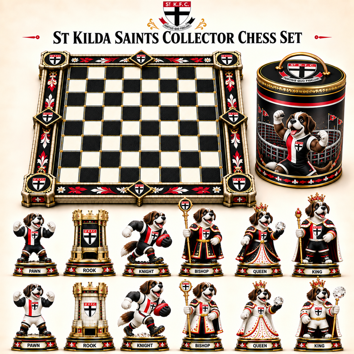 Premium AFL SKS Collector Chess Set