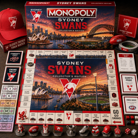 Premium AFL SS Legacy Monopoly Collector’s Edition Board Game V2