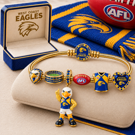 Premium AFL WCT Gold Charm Bracelet Set