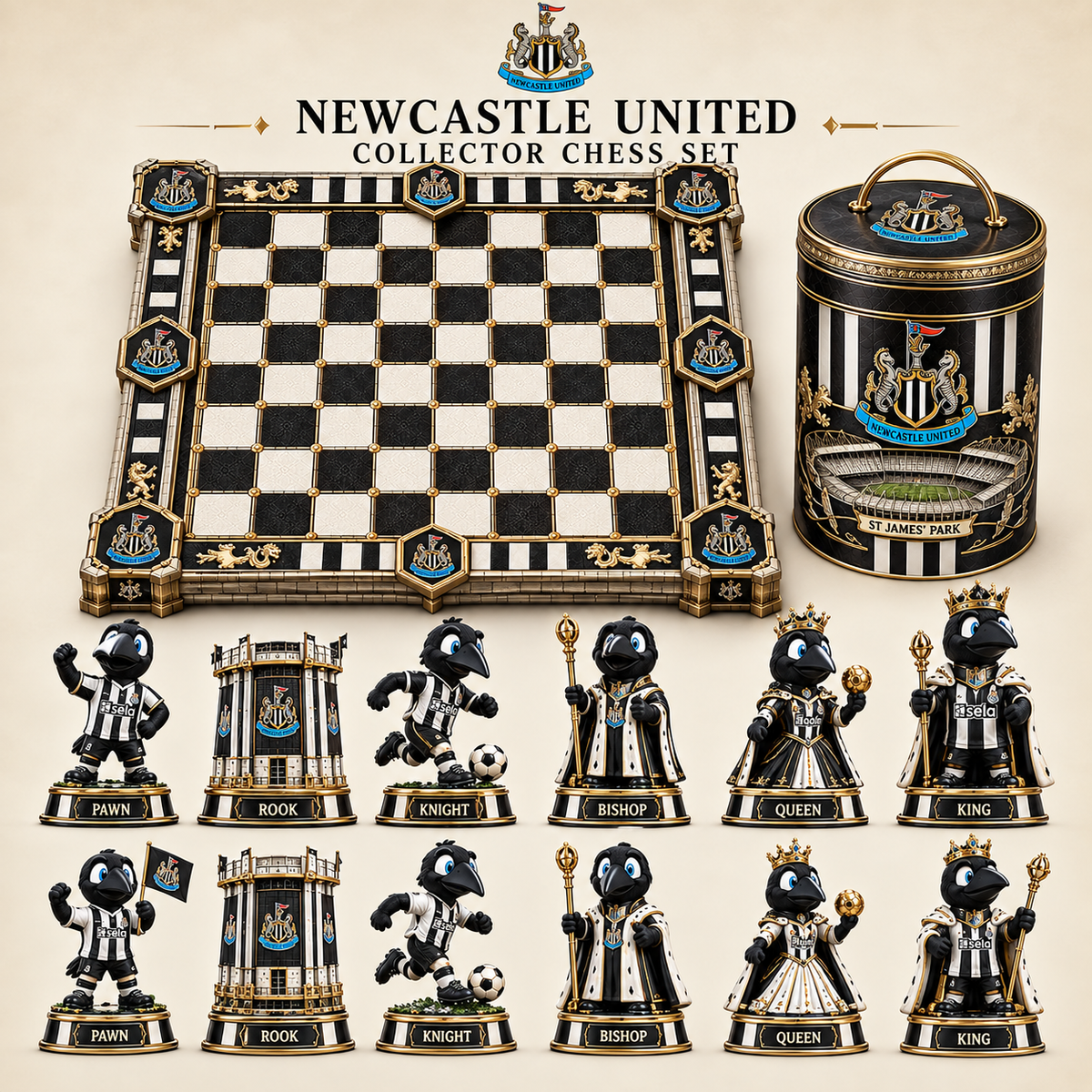 Premium EPL NEW Collector Chess Set