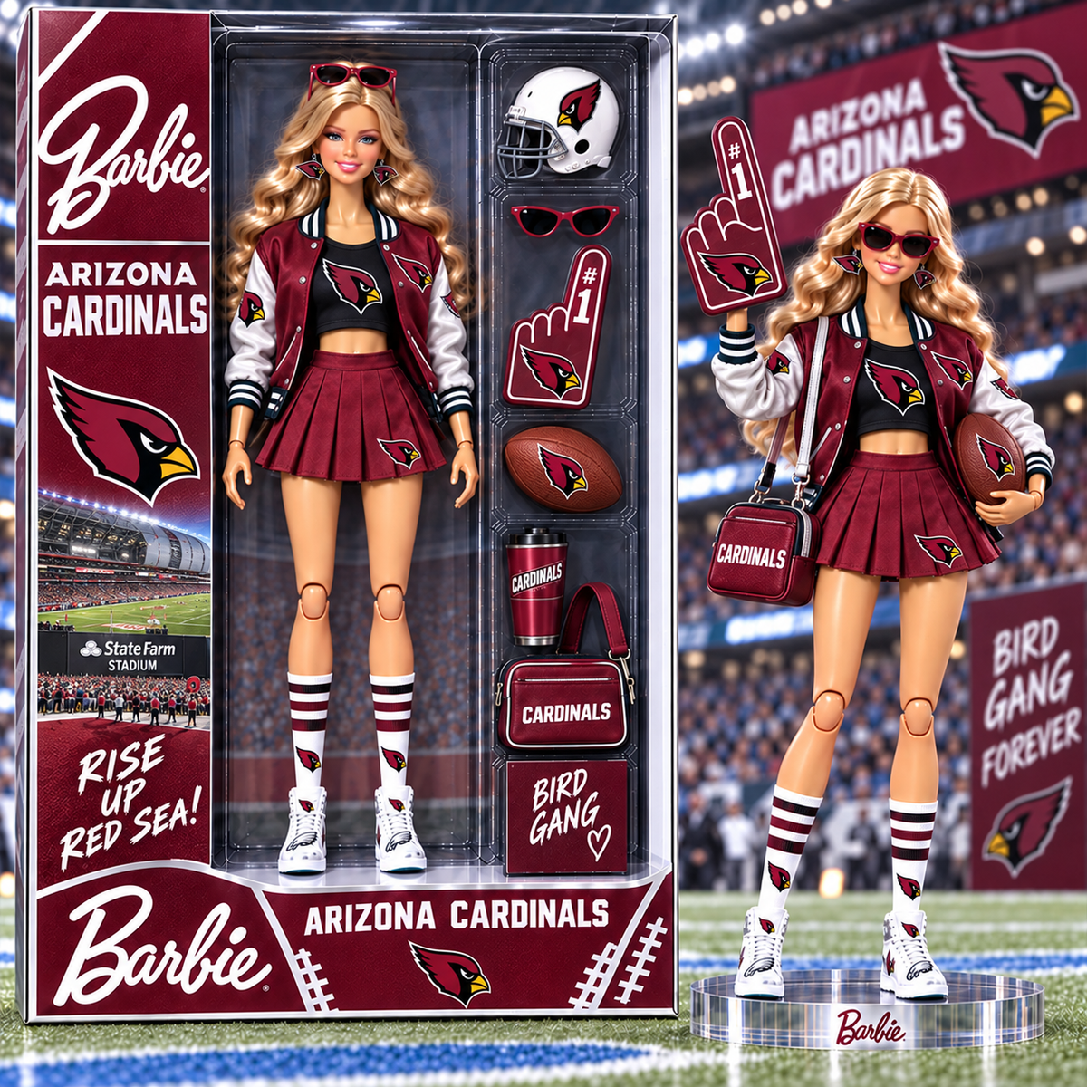 Premium NFL AC x BBE Arclylic Plaque