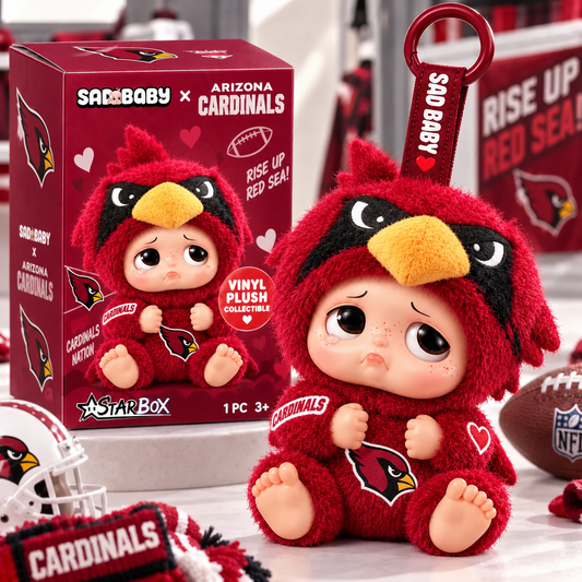 Premium NFL AC x Sad Baby Plush Keychain