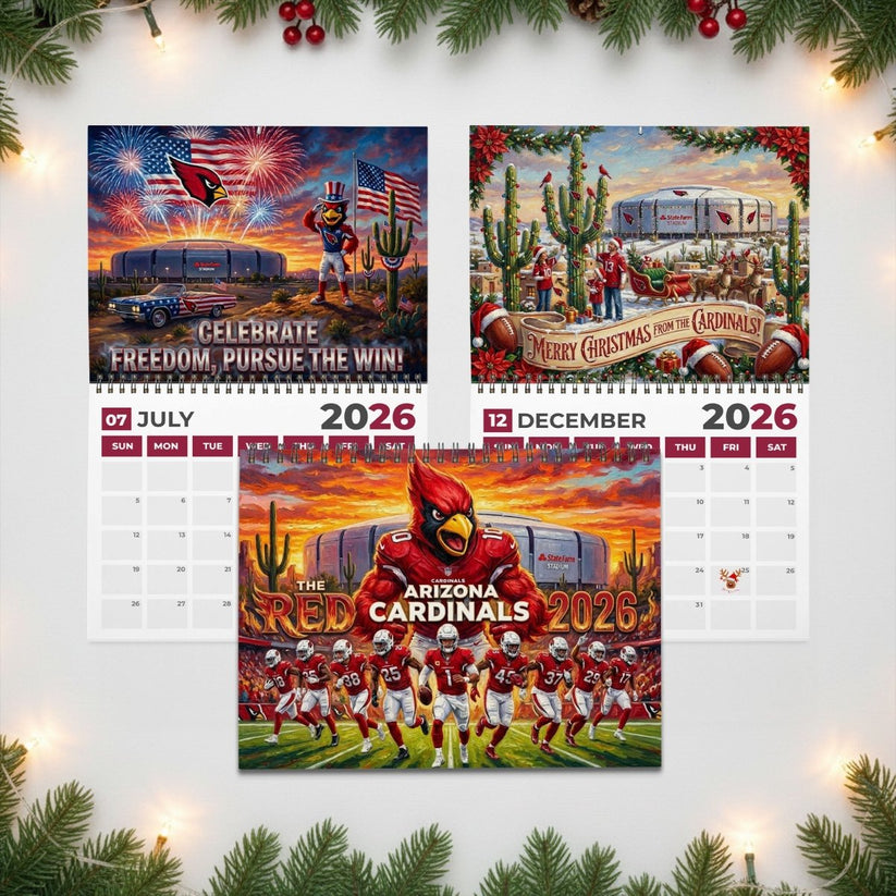 Premium NFL ARI 2026 Calendar V2 NMD 051225 TTV