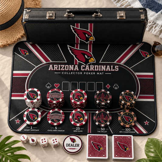Premium NFL ARI Luxury Collector Poker Set
