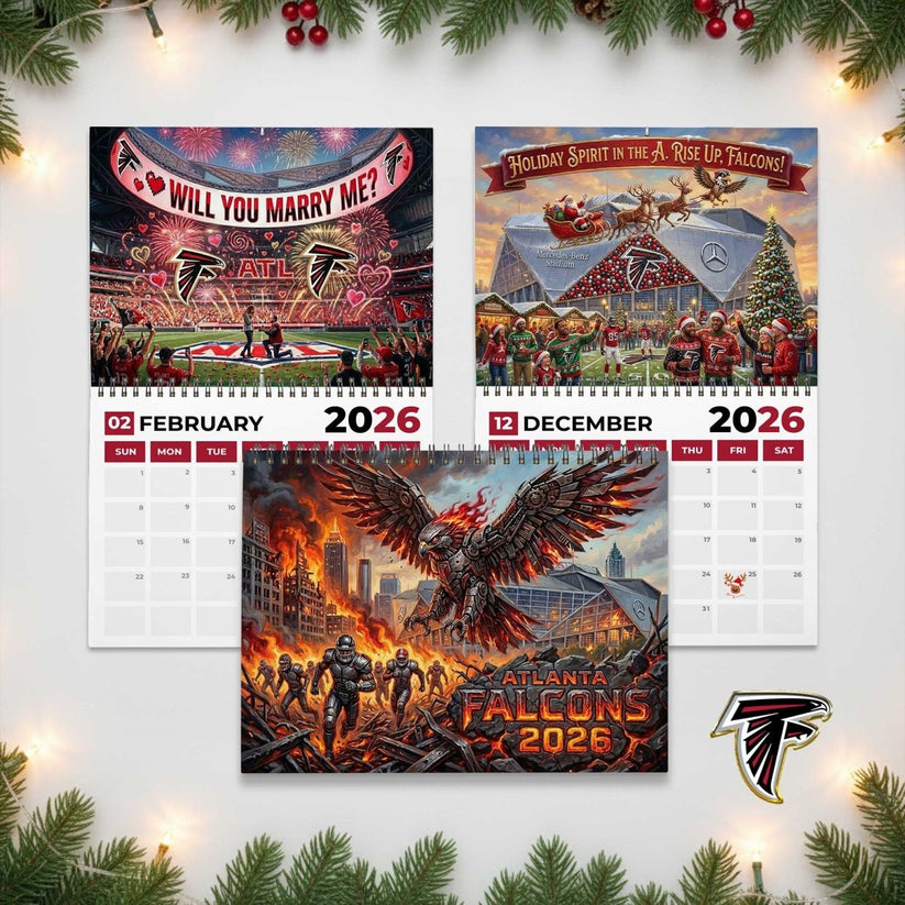 Premium NFL ATL 2026 Calendar V2 NMD 051225 TTV