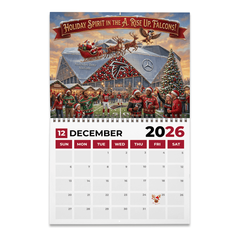 Premium NFL ATL 2026 Calendar V2 NMD 051225 TTV