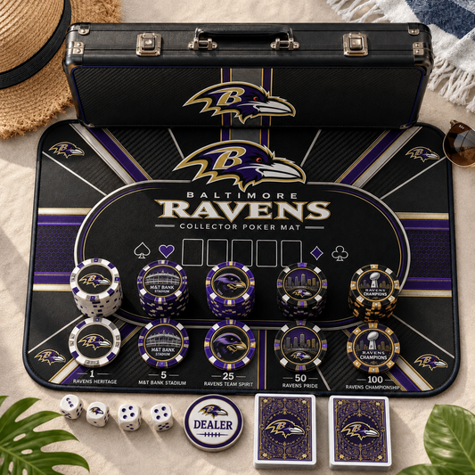 Premium NFL BAL Luxury Collector Poker Set