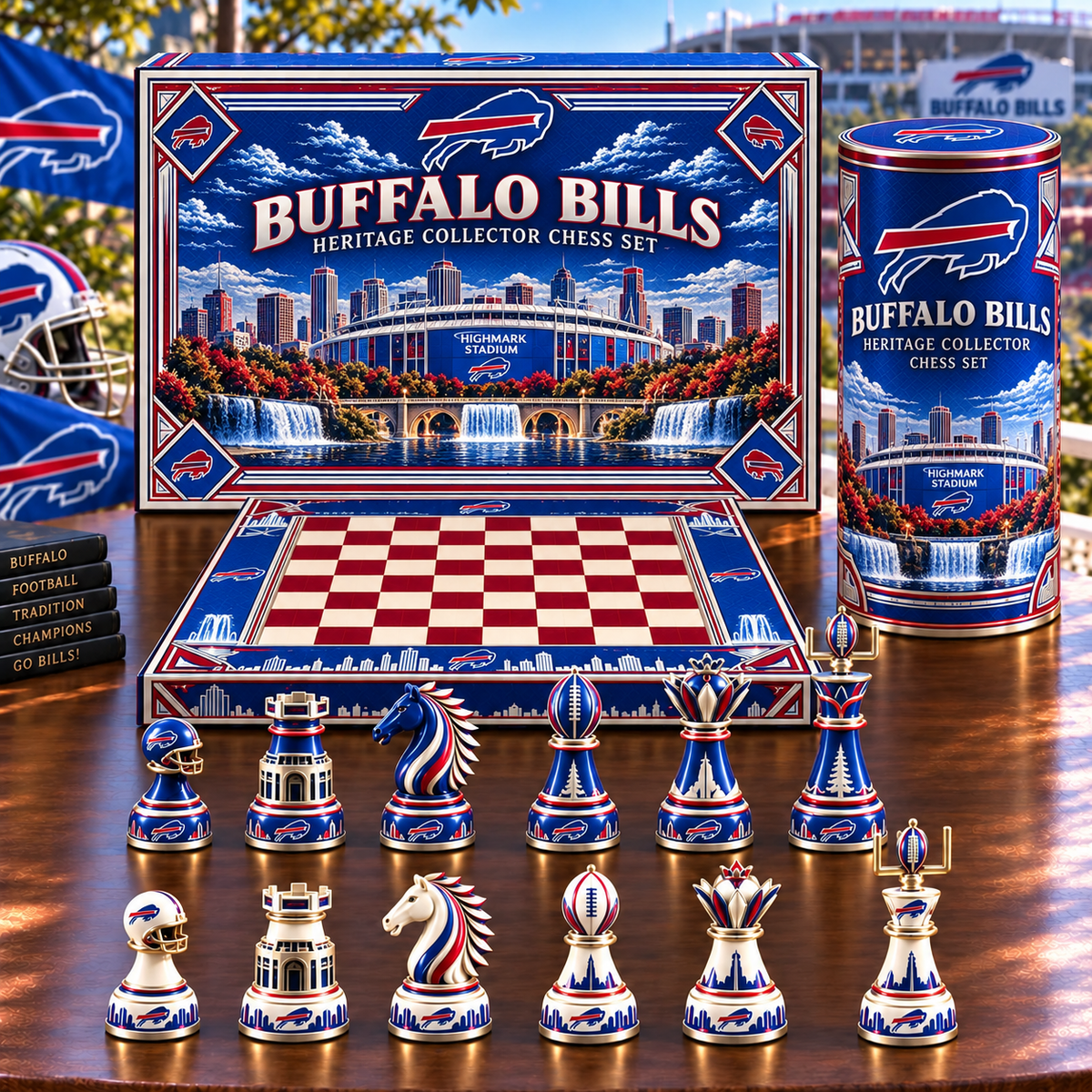Premium NFL BB Heritage Collector Chess Set V3