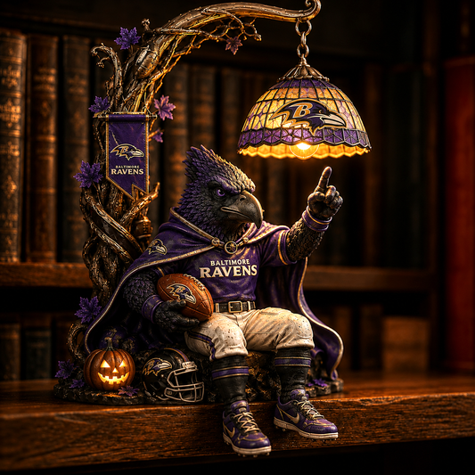 Premium NFL BR Halloween Bookshelf Figurines Lamp