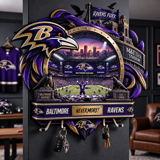 Premium NFL BR Wall-Mounted Key Holder