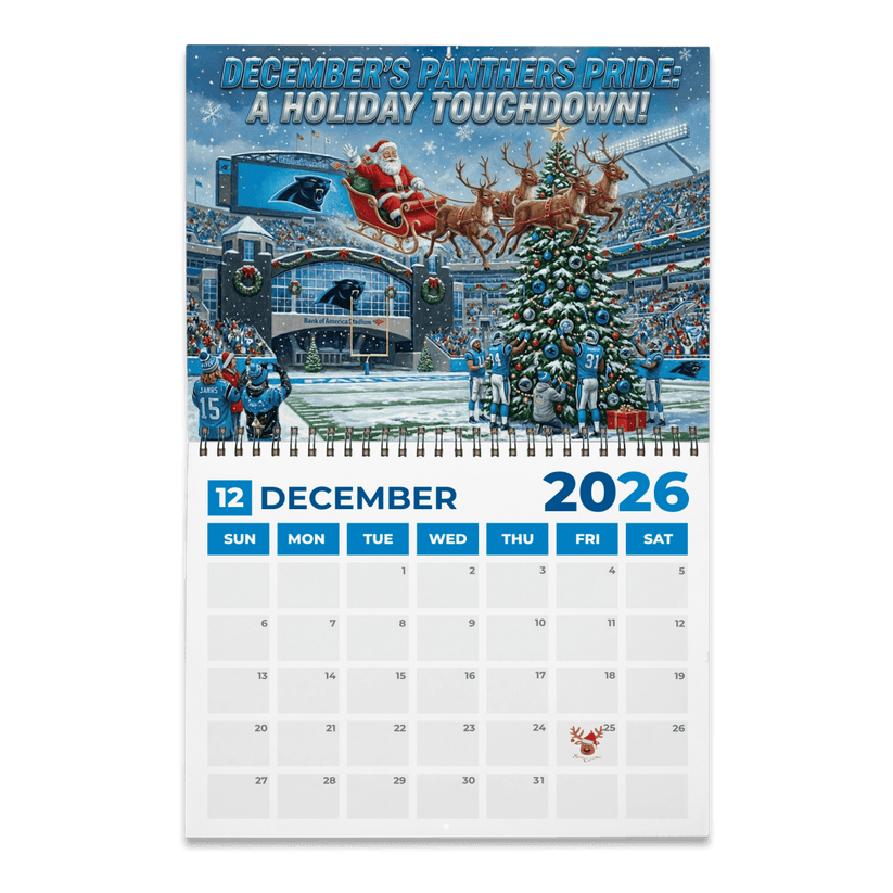 Premium NFL CAR 2026 Calendar V2 NMD 051225 TTV