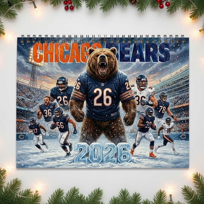 Premium NFL CHI 2026 Calendar V2 NMD 051225 TTV
