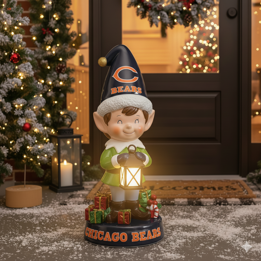Premium NFL CHI Christmas ELF Led Figure V1 NMD 051225 TTV