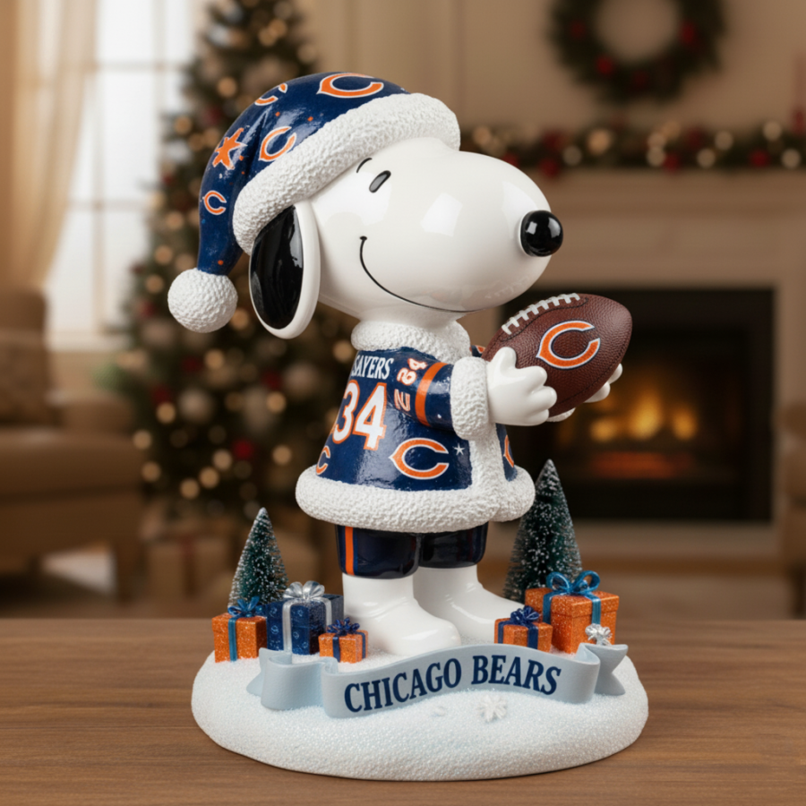 Premium NFL CHI x SNP Christmas Arcylic Plaque V1 NMD 051225 TTV