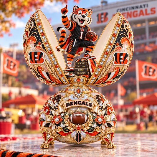 Premium NFL CIN The Bradford Exchange Fabergé