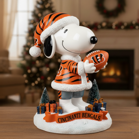 Premium NFL CIN x SNP Christmas Arcylic Plaque V1 NMD 051225 TTV