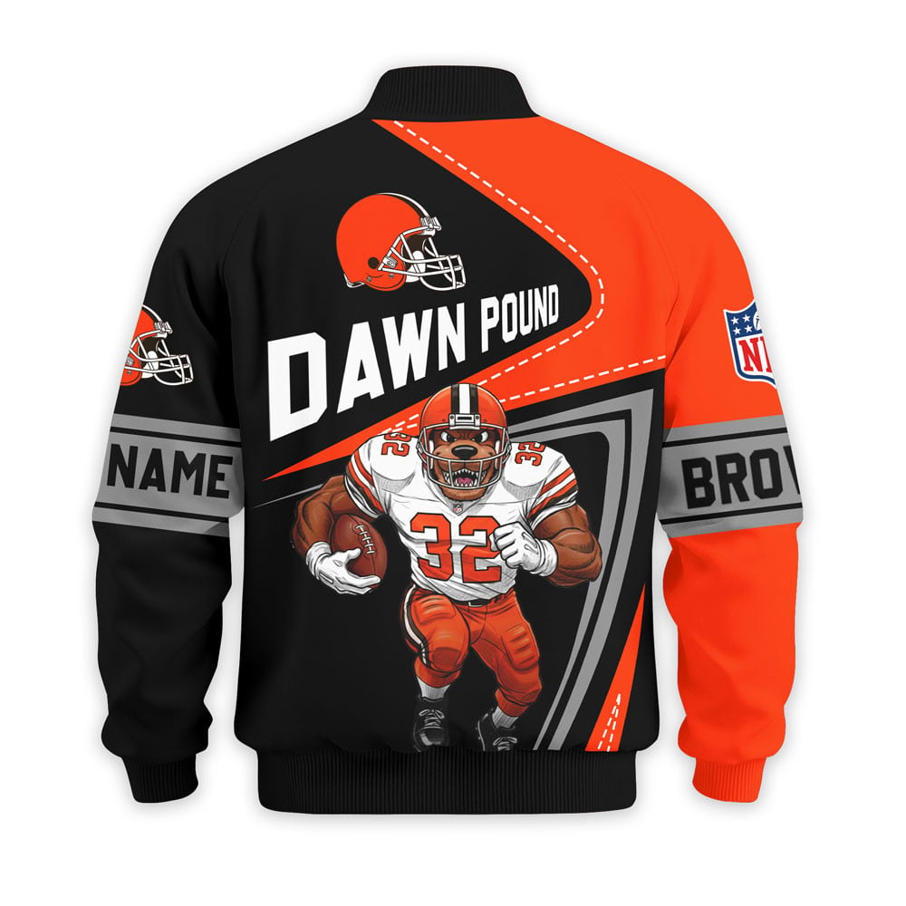 Premium NFL CLE Bomber Jacket V1 NMD NHM