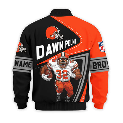 Premium NFL CLE Bomber Jacket V1 NMD NHM
