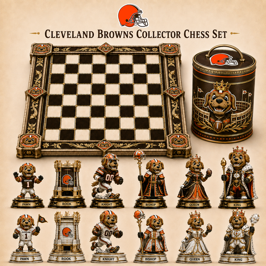 Premium NFL CLE Collector Chess Set
