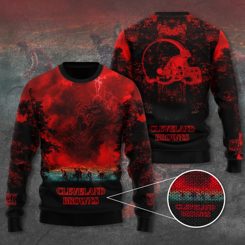 Premium NFL CLE x STGT Ugly Sweater  V1 NMD NHM