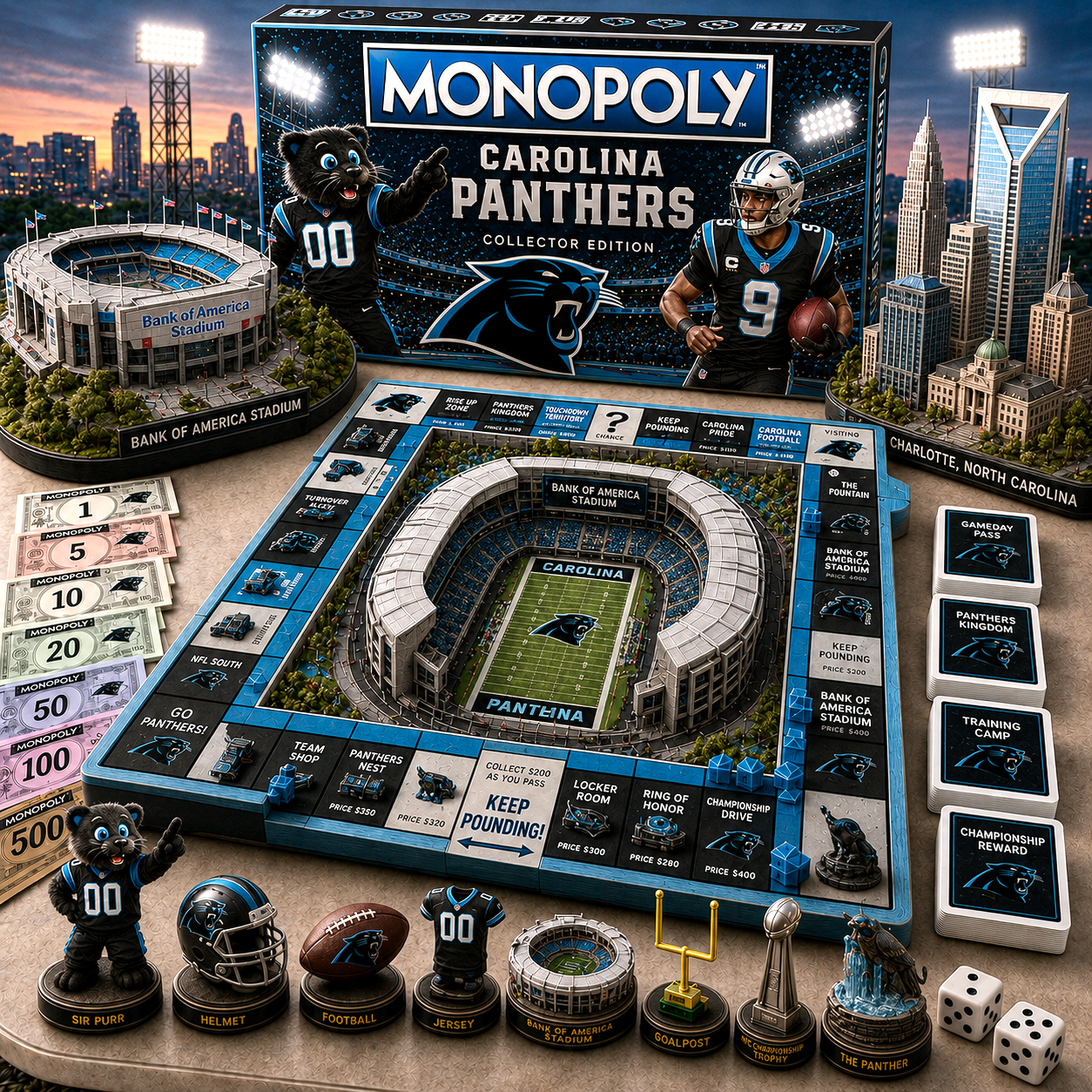 Premium NFL CP Pride Monopoly Collector’s Edition V11