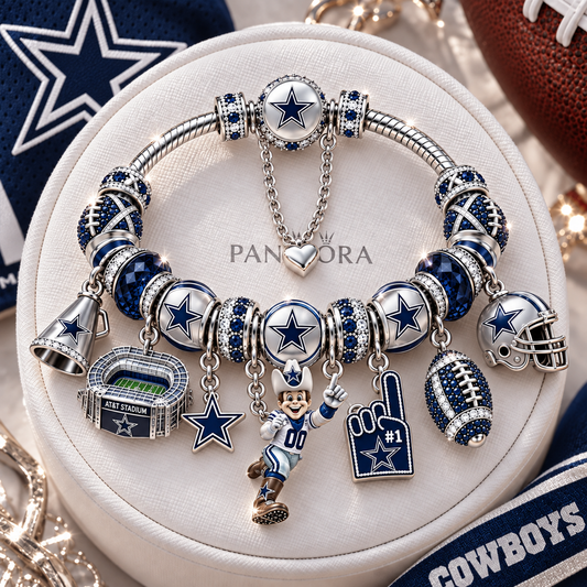 Premium NFL DAL Charm Bracelet Set V2
