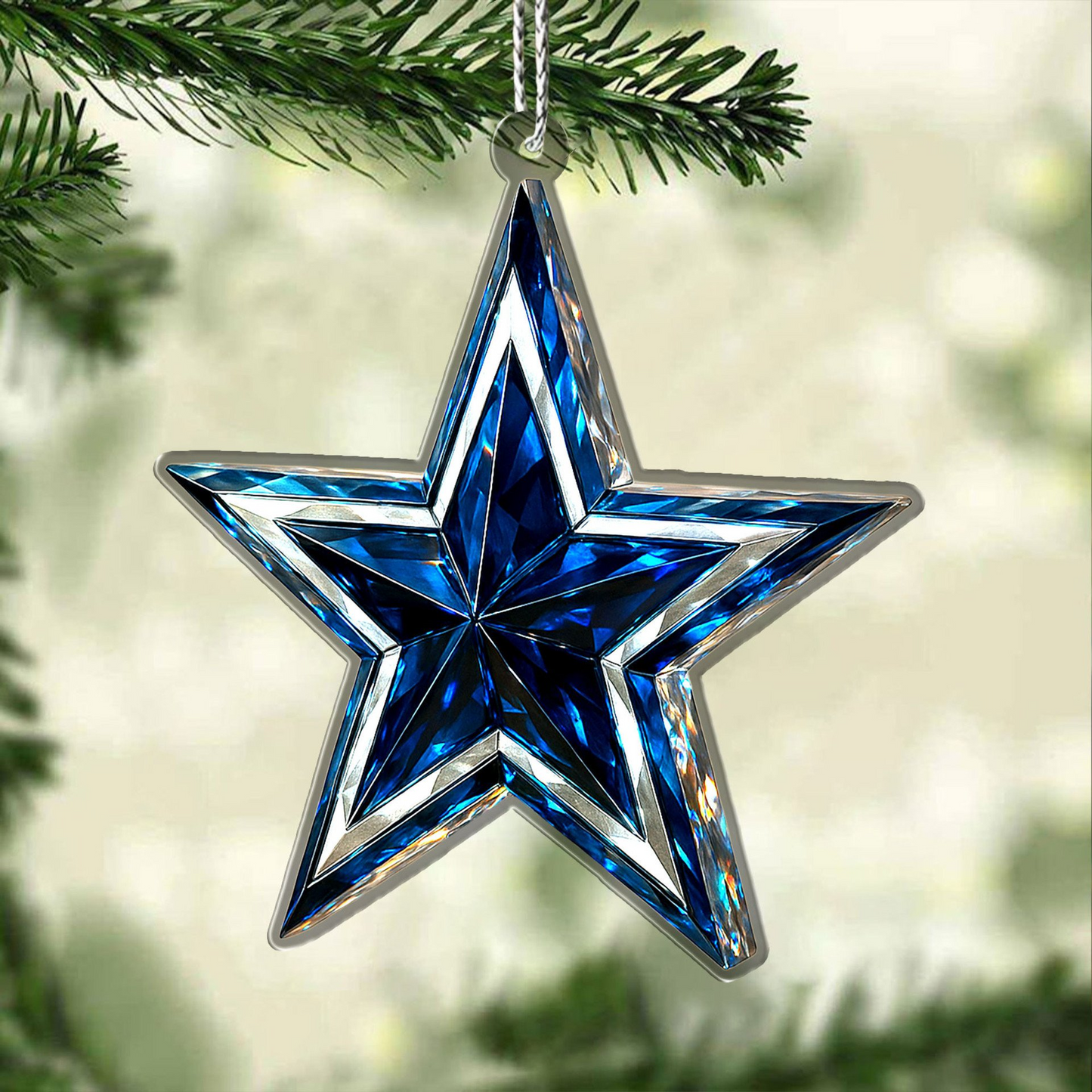 Premium NFL DAL Chrismast Ornament V4 NMD TTV