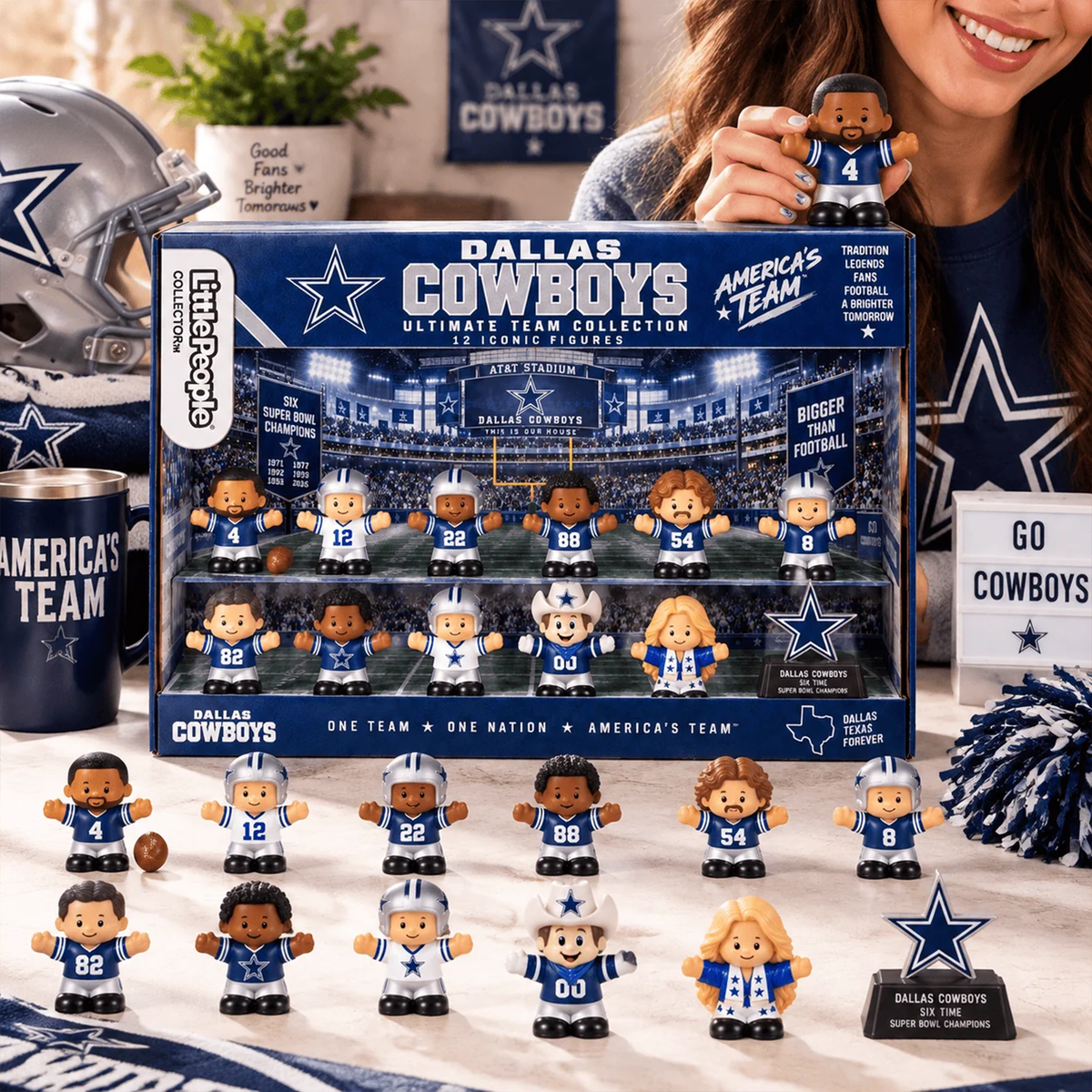 Premium NFL DAL Littel People Collector Set