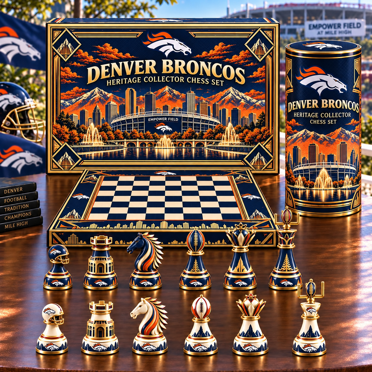 Premium NFL DB Heritage Collector Chess Set V3