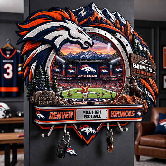 Premium NFL DB Wall-Mounted Key Holder