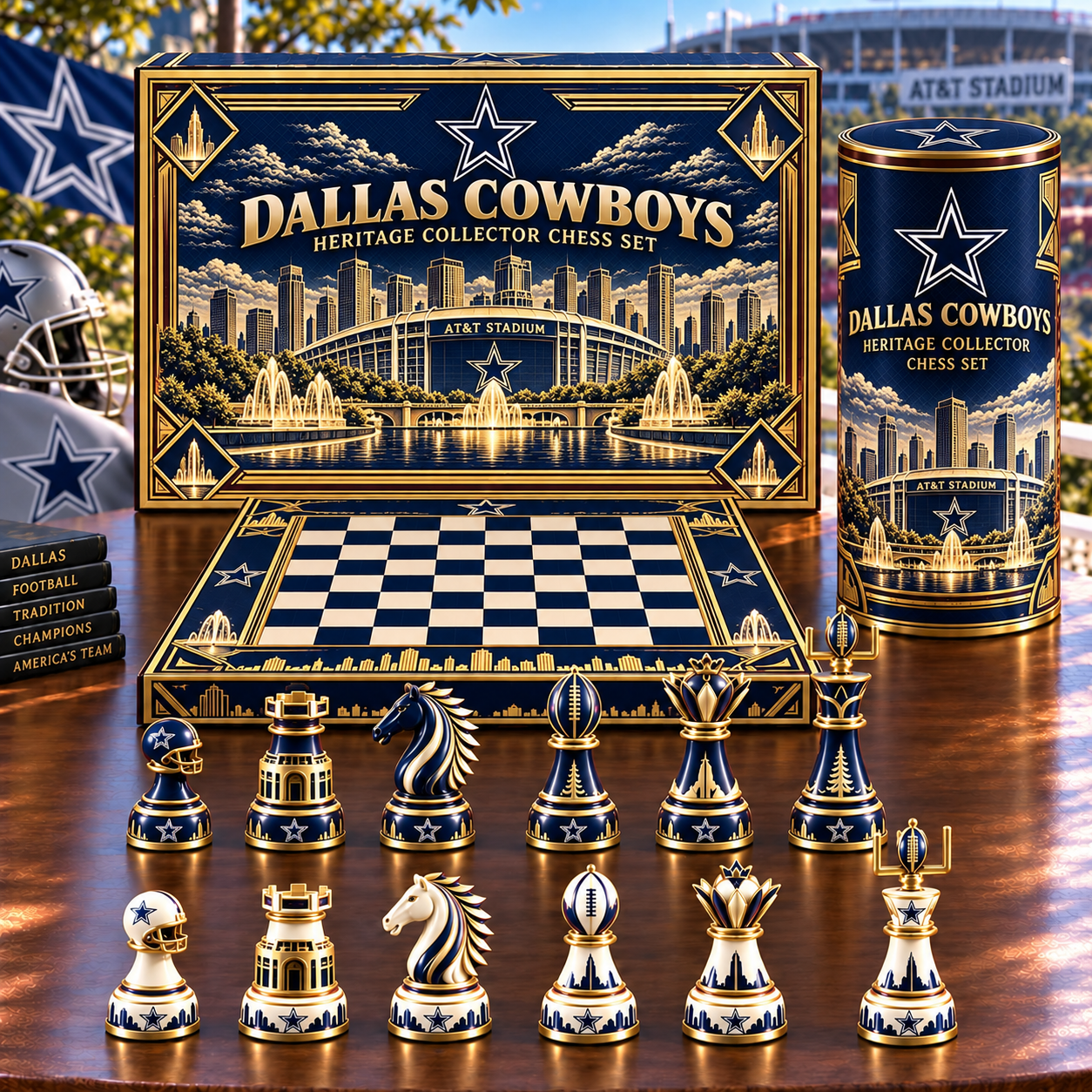 Premium NFL DC Heritage Collector Chess Set V3