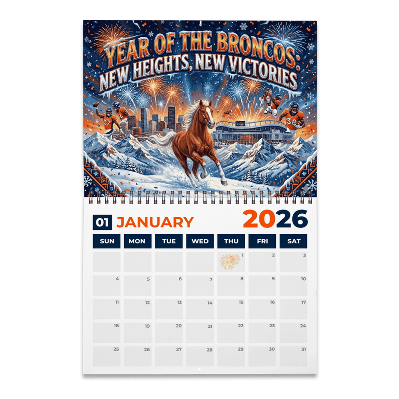 Premium NFL DEN 2026 Calendar V2 NMD 051225 TTV