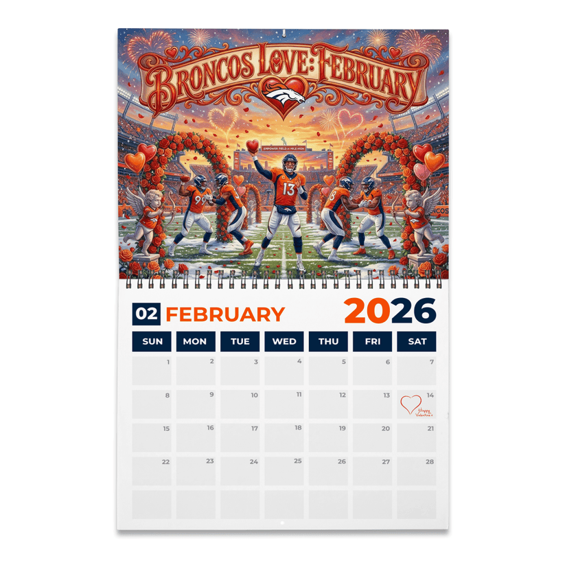 Premium NFL DEN 2026 Calendar V2 NMD 051225 TTV