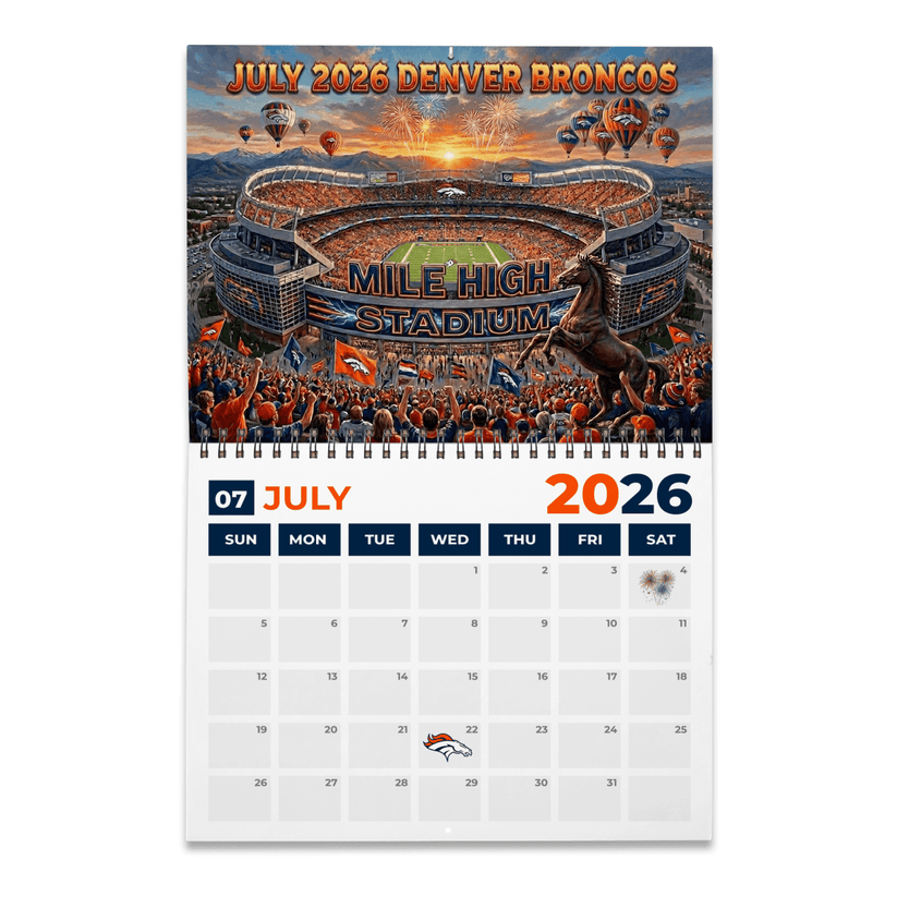 Premium NFL DEN 2026 Calendar V2 NMD 051225 TTV