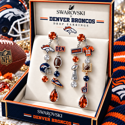 Premium NFL DEN Dangle Earrings
