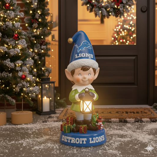 Premium NFL DET Christmas ELF Led Figure V1 NMD 051225 TTV