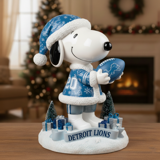 Premium NFL DET x SNP Christmas Arcylic Plaque V1 NMD 051225 TTV