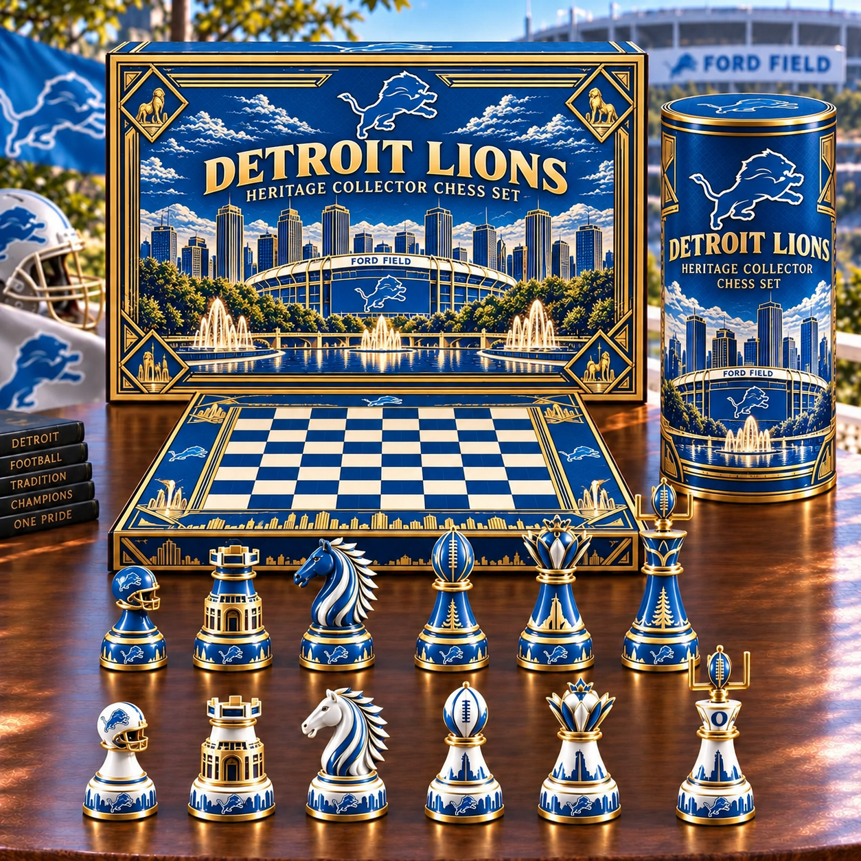 Premium NFL DL Heritage Collector Chess Set V3