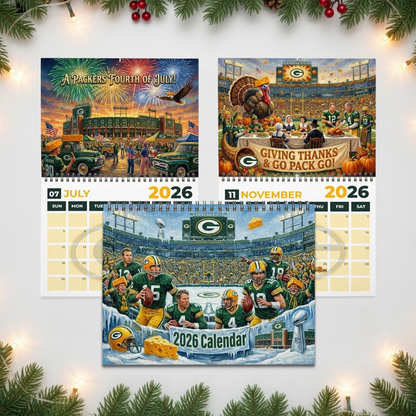 Premium NFL GB 2026 Calendar V2 NMD 051225 TTV