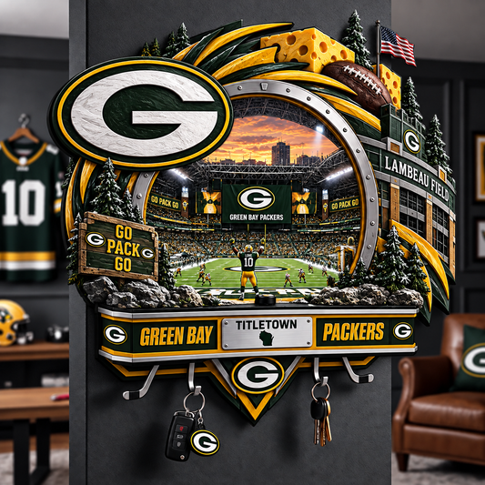 Premium NFL GBP Wall-Mounted Key Holder