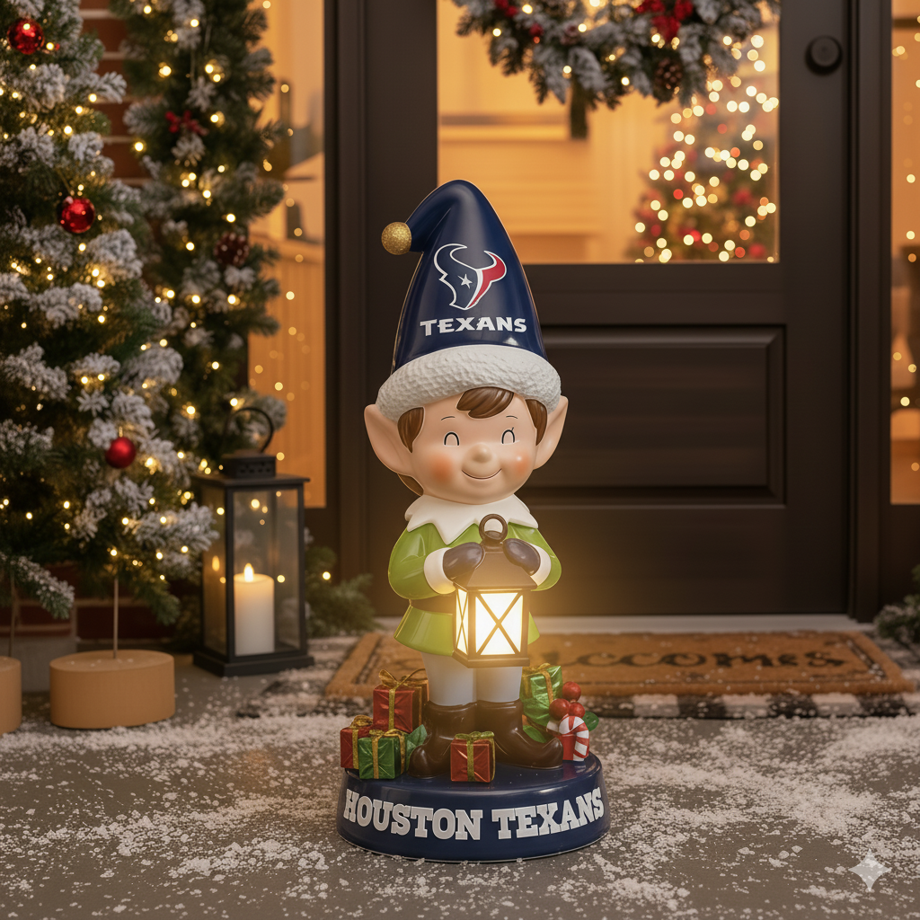 Premium NFL HOU Christmas ELF Led Figure V1 NMD 051225 TTV