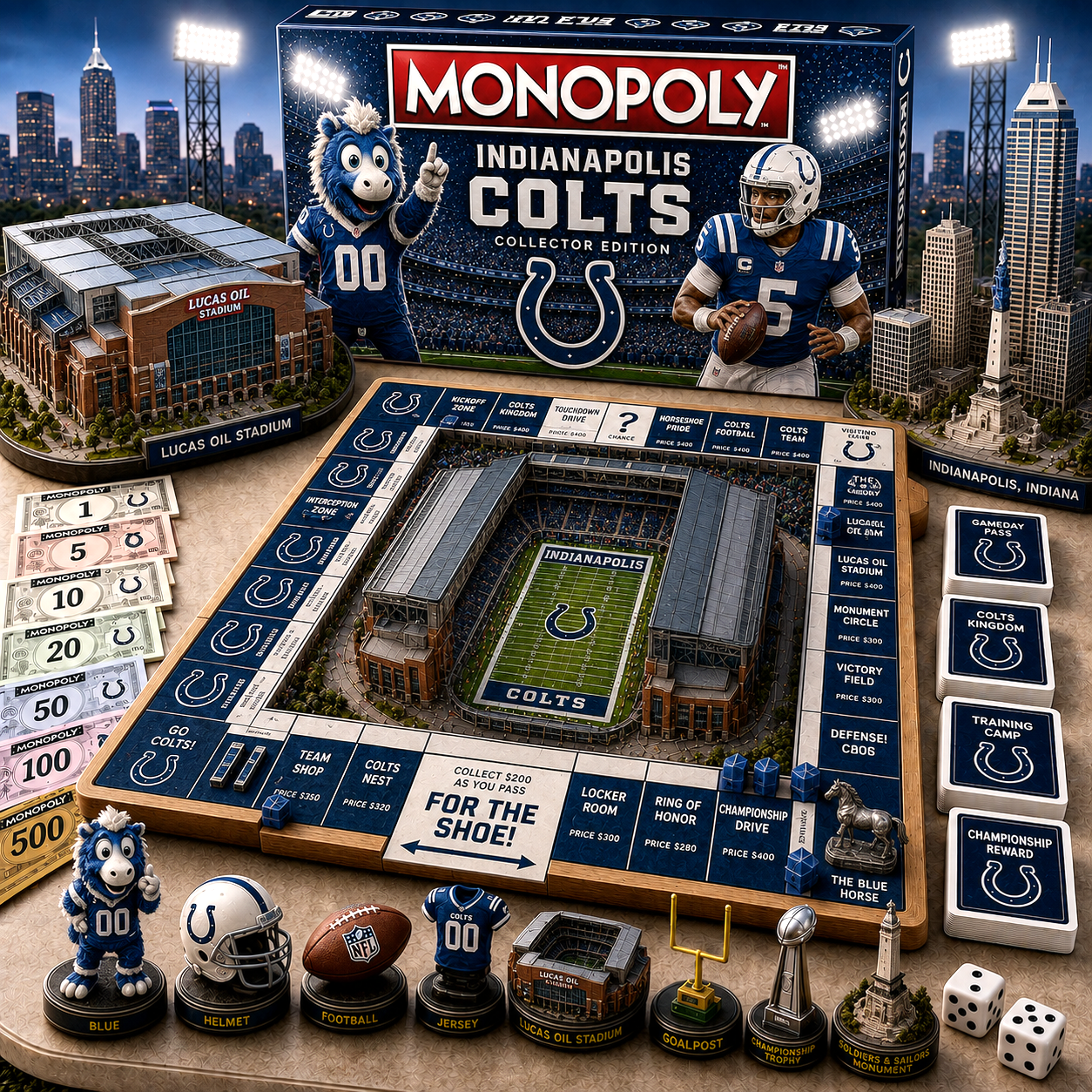 Premium NFL IC Pride Monopoly Collector’s Edition V11