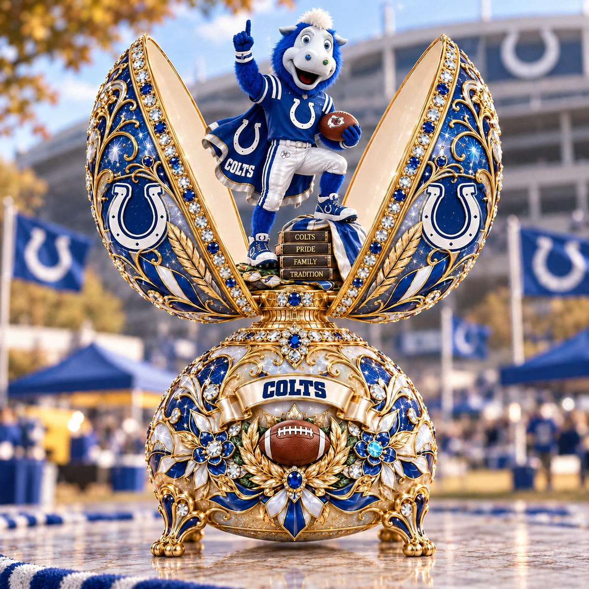 Premium NFL IC The Bradford Exchange Fabergé