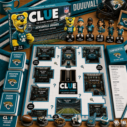 Premium NFL JAC Clue Collector’s Edition Board Game