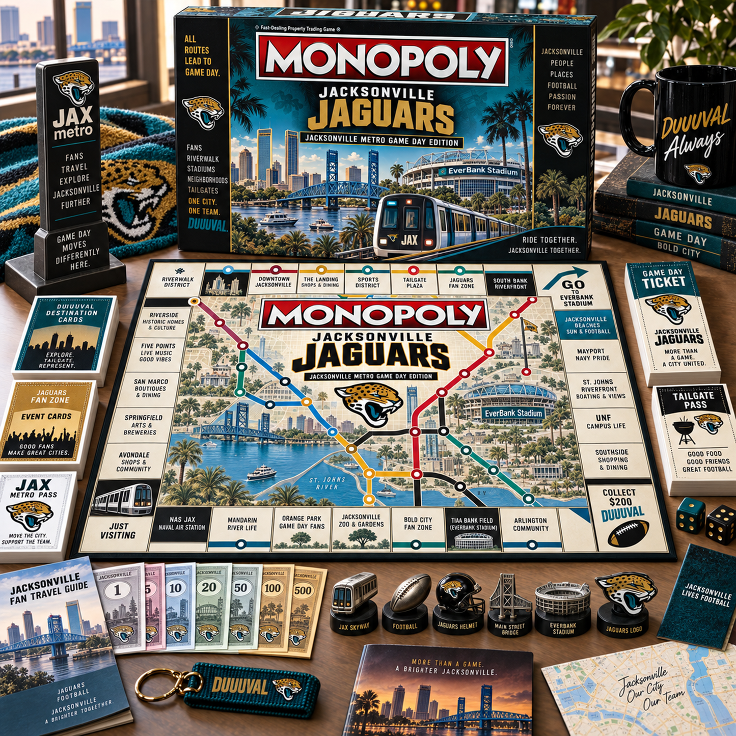 Premium NFL JAC Metro Game Day Collector’s Edition Board Game V13