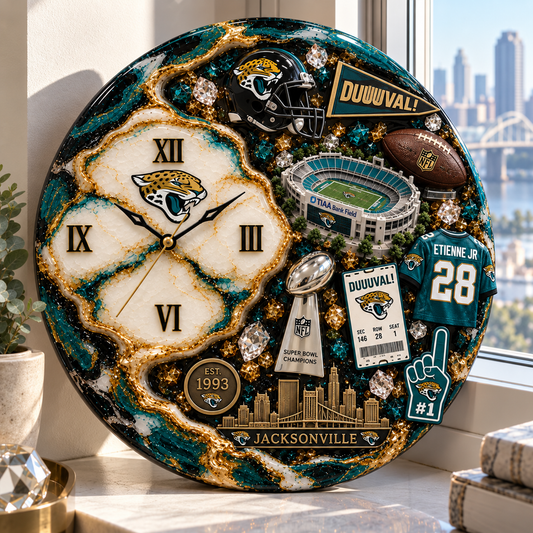 Premium NFL JAC Statement 3D Wall Clock