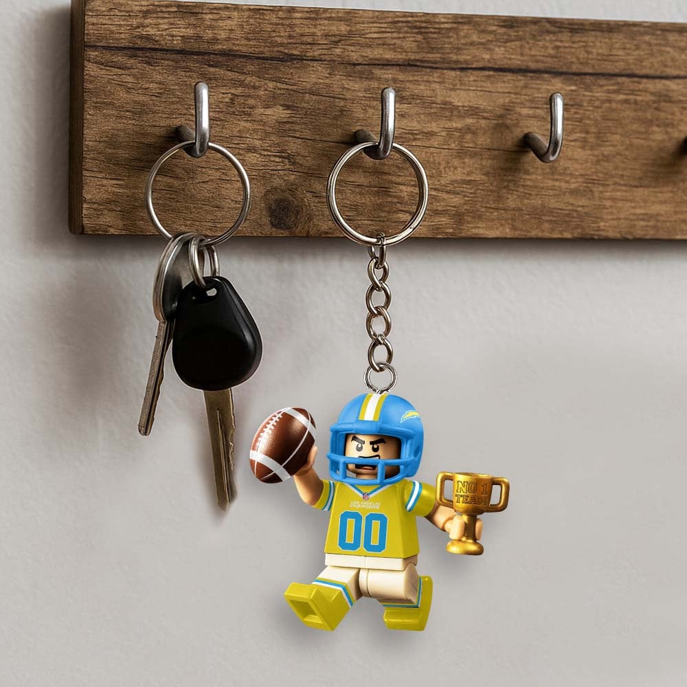 Premium NFL LAC Lego No. 1 Key Chain V1 NMD NHM