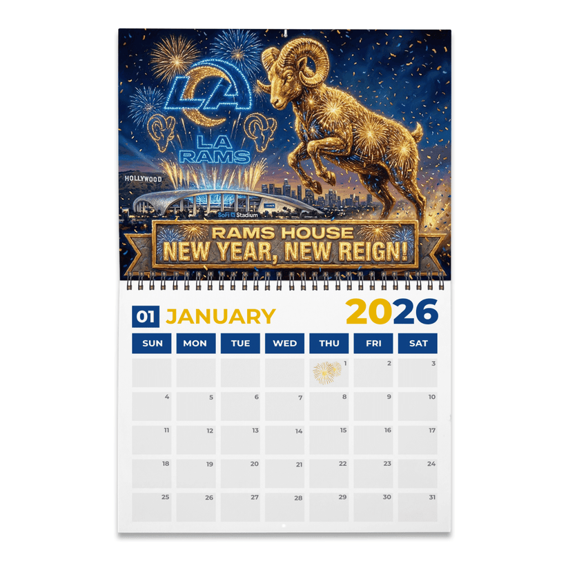 Premium NFL LAR 2026 Calendar V2 NMD 051225 TTV